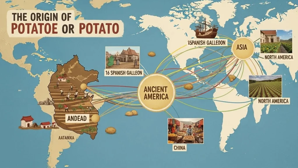 The Origin of Potatoe or Potato