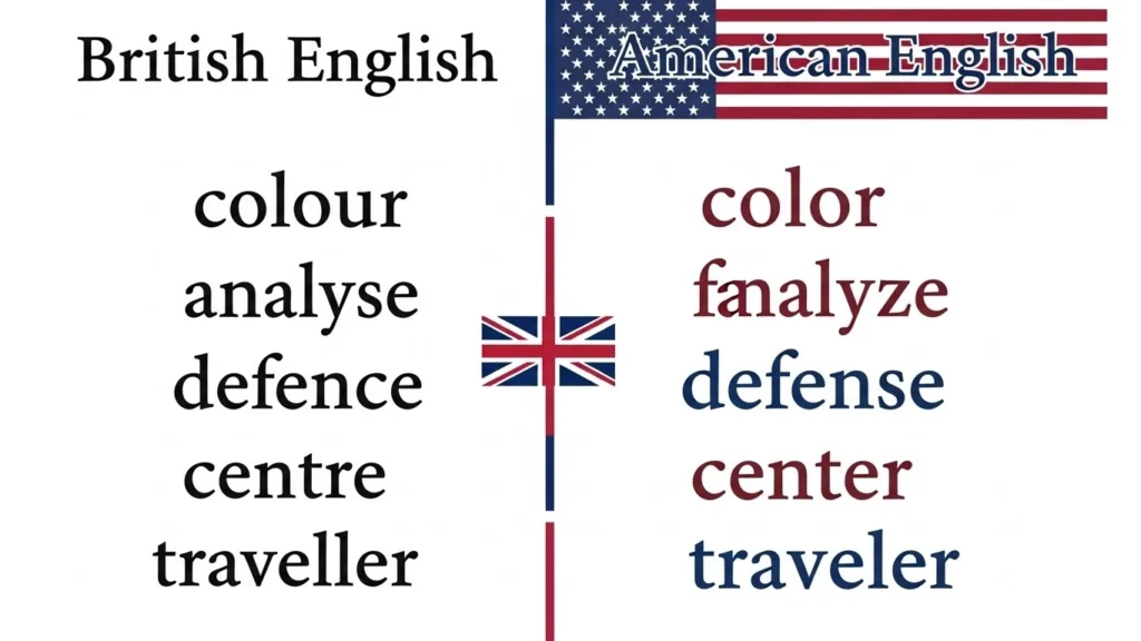 British English vs American English Spelling