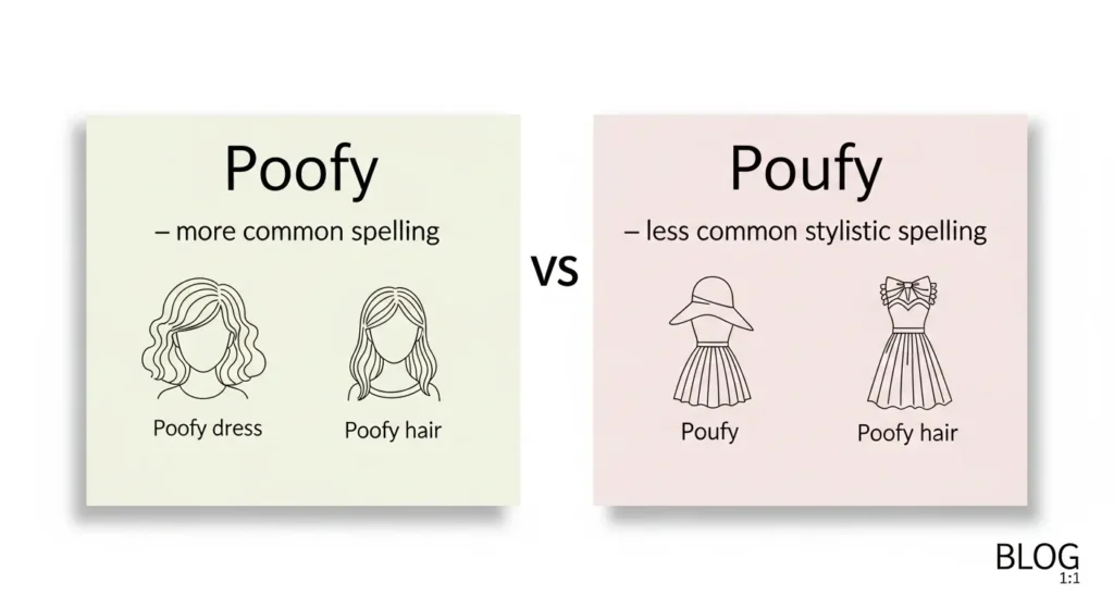 Poufy or Poofy : Quick Answer