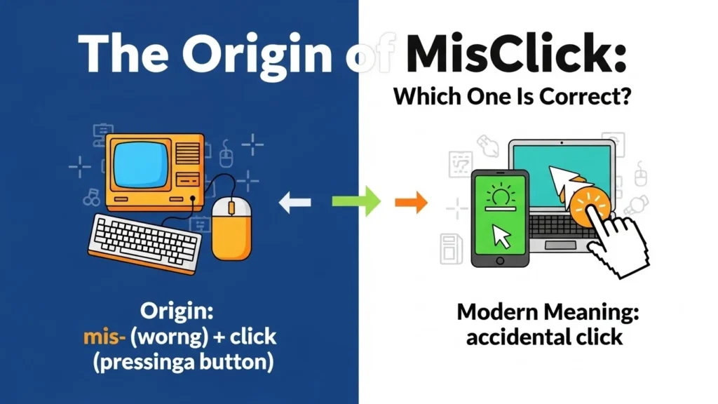   The Origin of Misclick
