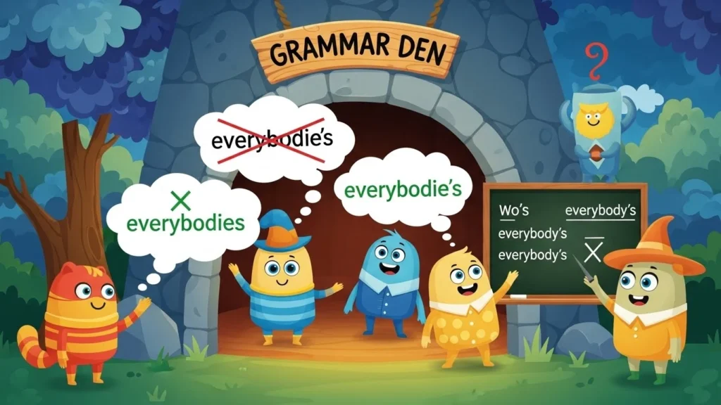 Common Mistakes with Everybody's or Everybodies