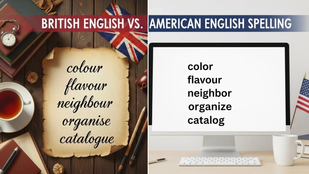 British English vs American English Spelling
