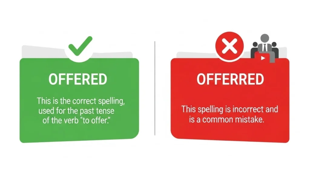 Offered or Offerred : Quick Answer
