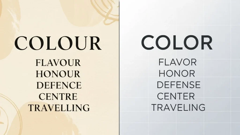 British English vs American English Spelling