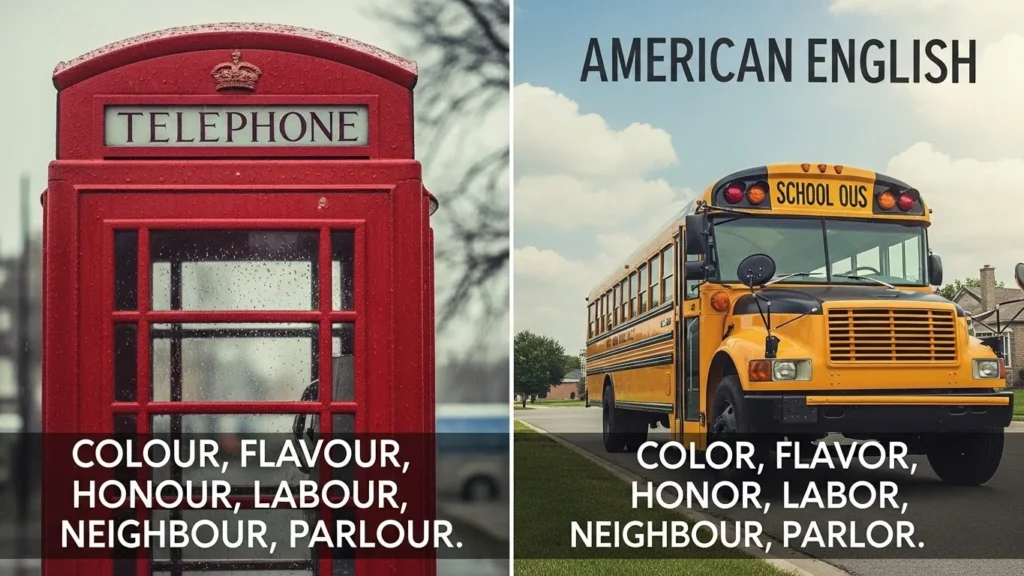 British English vs American English Spelling