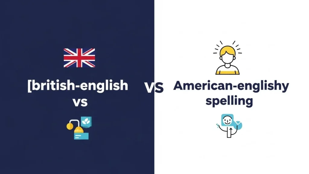 British English vs American English Spelling