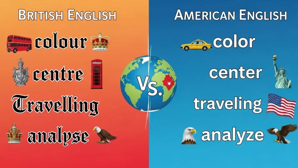 British English vs American English Spelling