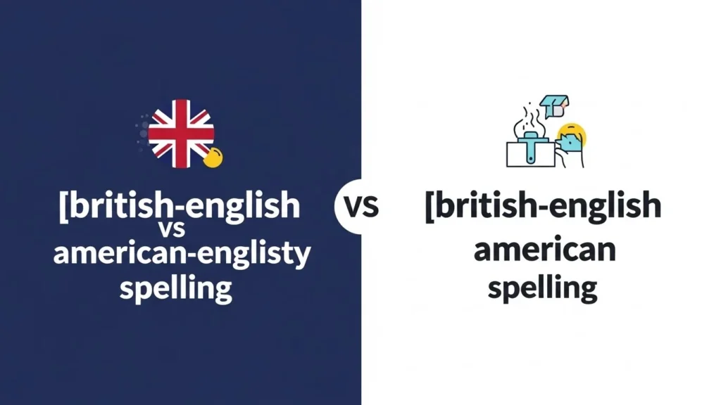 British English vs American English Spelling
