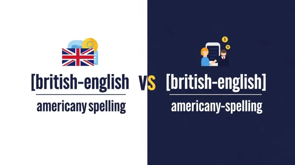 British English vs American English Spelling