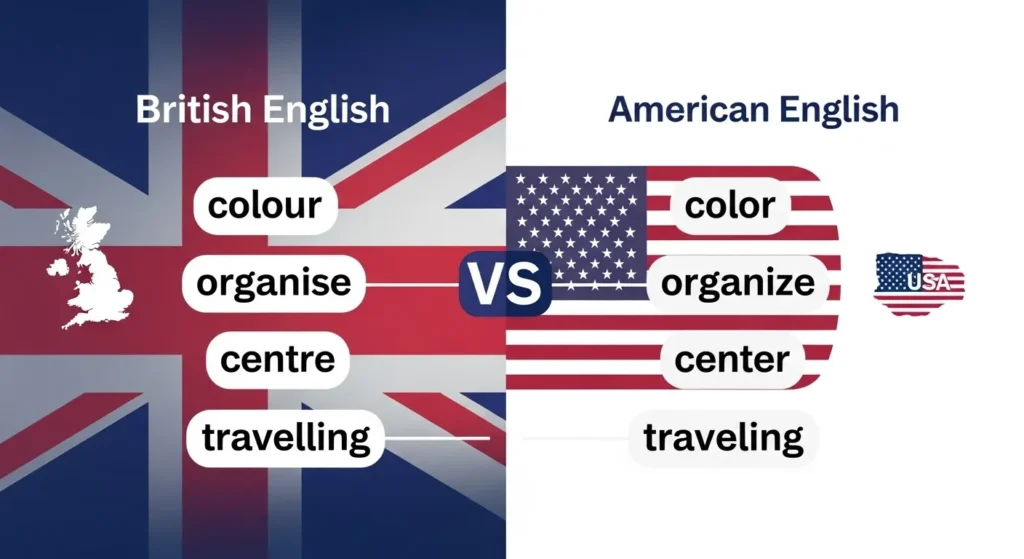 British English vs American English Spelling