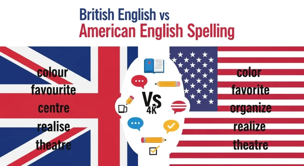British English vs American English Spelling