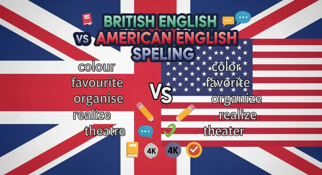 British English vs American English Spelling