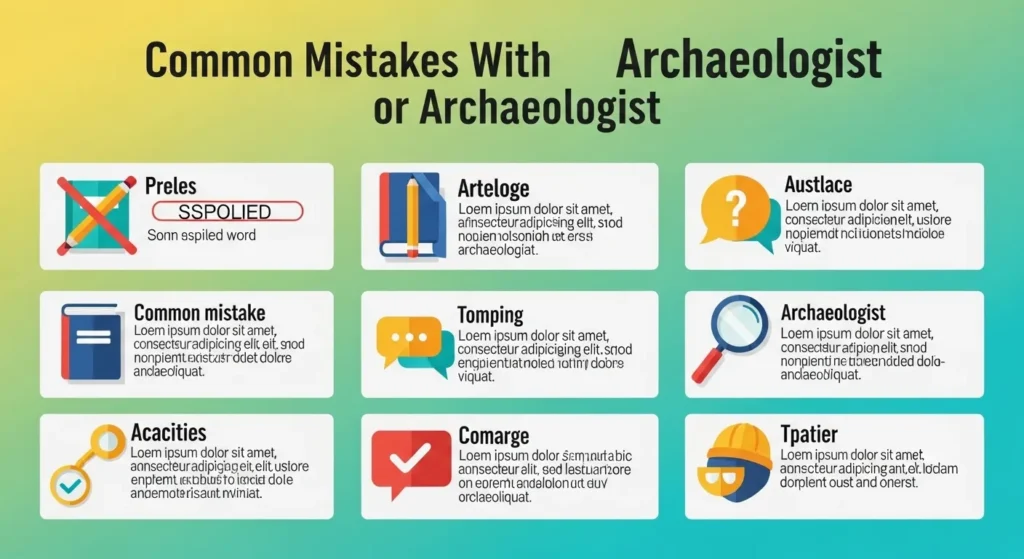 Common Mistakes with Archeologist or Archaeologist