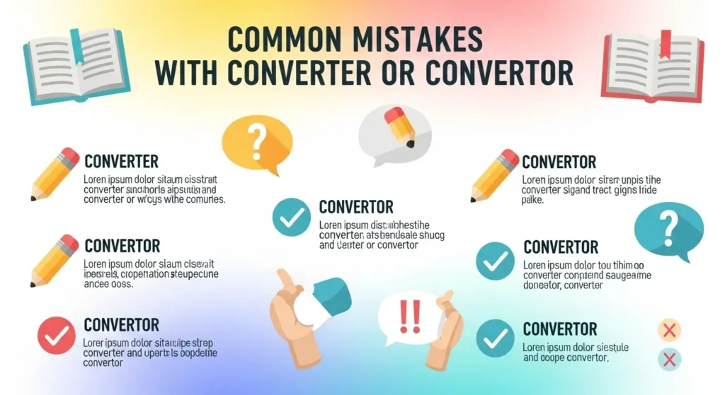Common Mistakes with Convertor or Converter