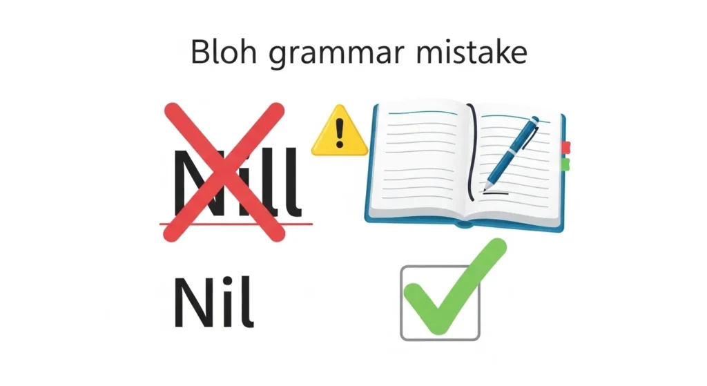 Common Mistakes with Nill or Nil