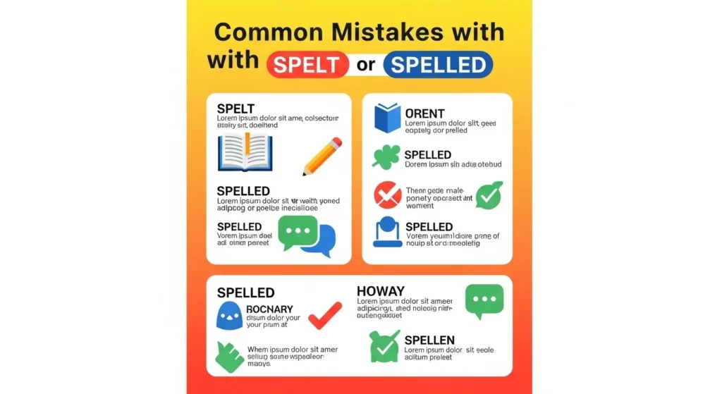 Common Mistakes with Spelt or Spelled