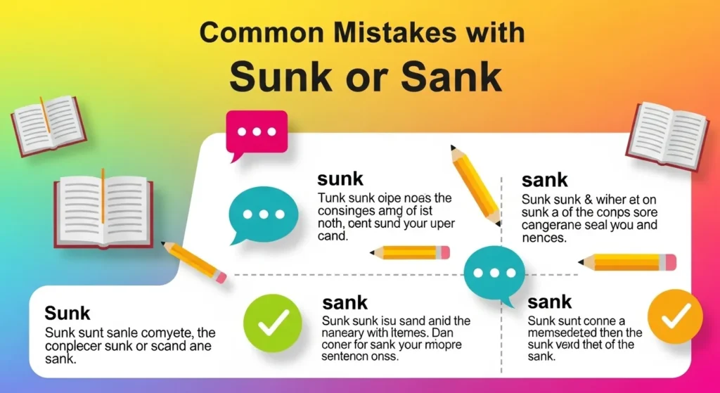 Common Mistakes with Sunk or Sank