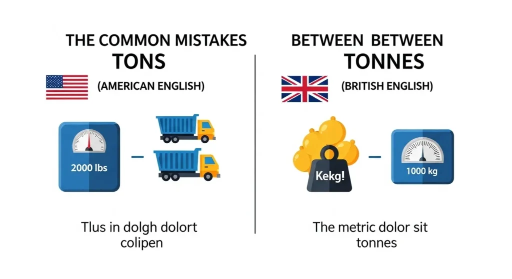 Common Mistakes with Tons or Tonnes