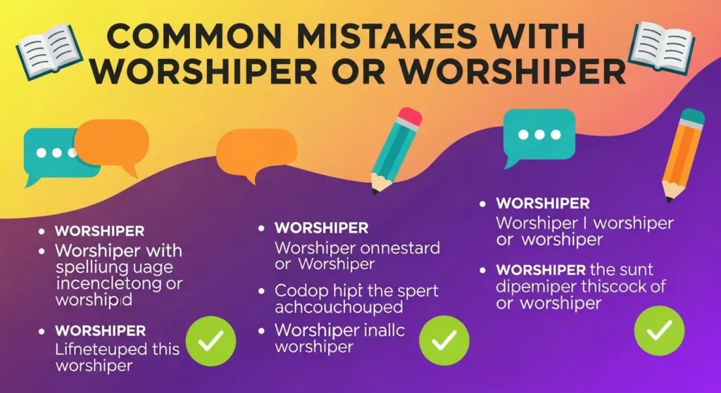 Common Mistakes with Worshipper or Worshiper