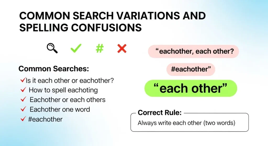 Common Search Variations and Spelling Confusions
