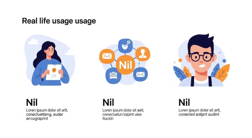 Nill or Nil in Everyday Examples