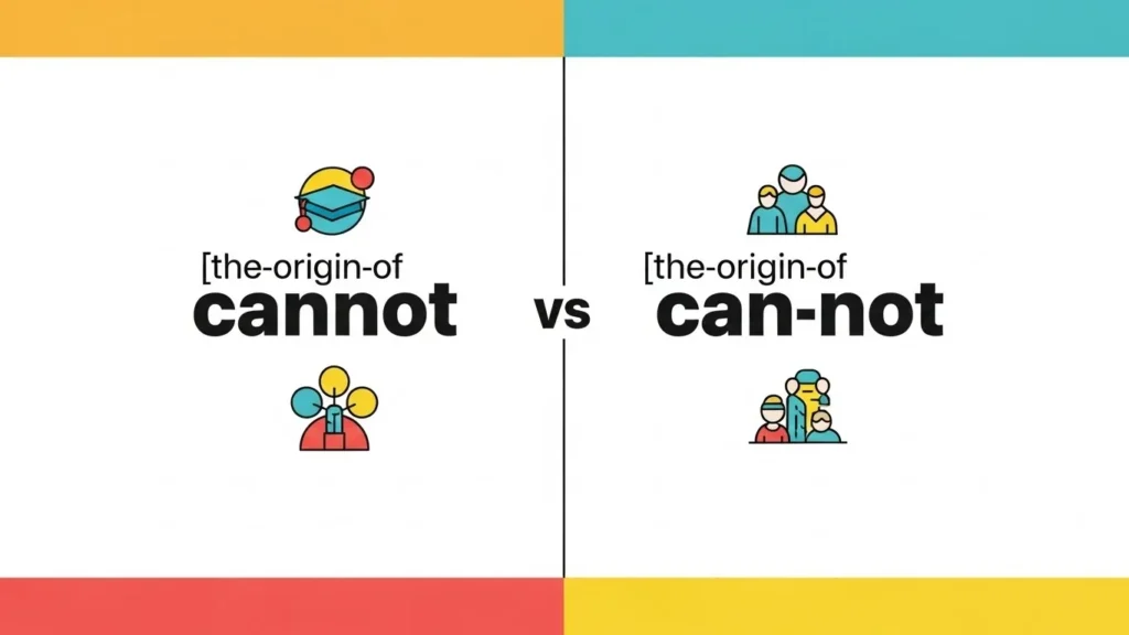 The Origin of Cannot or Can Not
