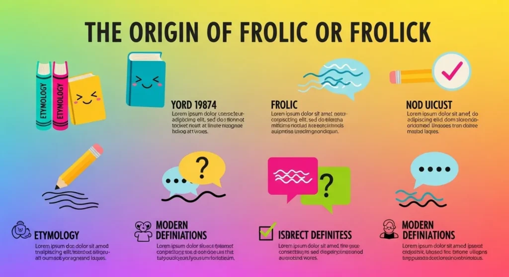 The Origin of Frolic or Frolick