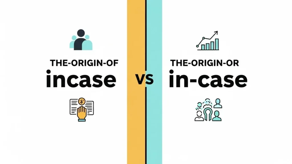The Origin of Incase or In Case