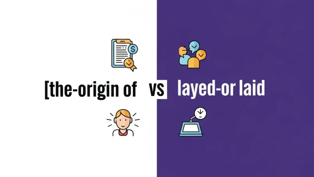 The Origin of Layed or Laid