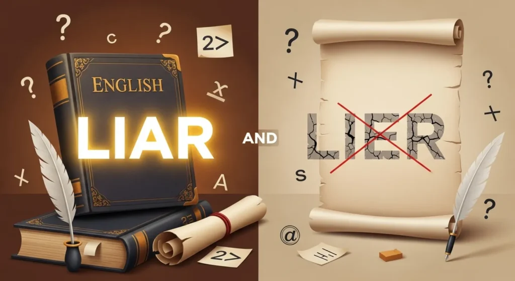 The Origin of Lier or Liar