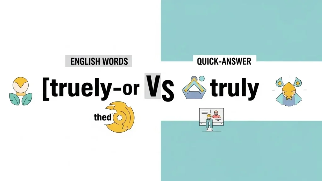 Truely or Truly: Quick Answer