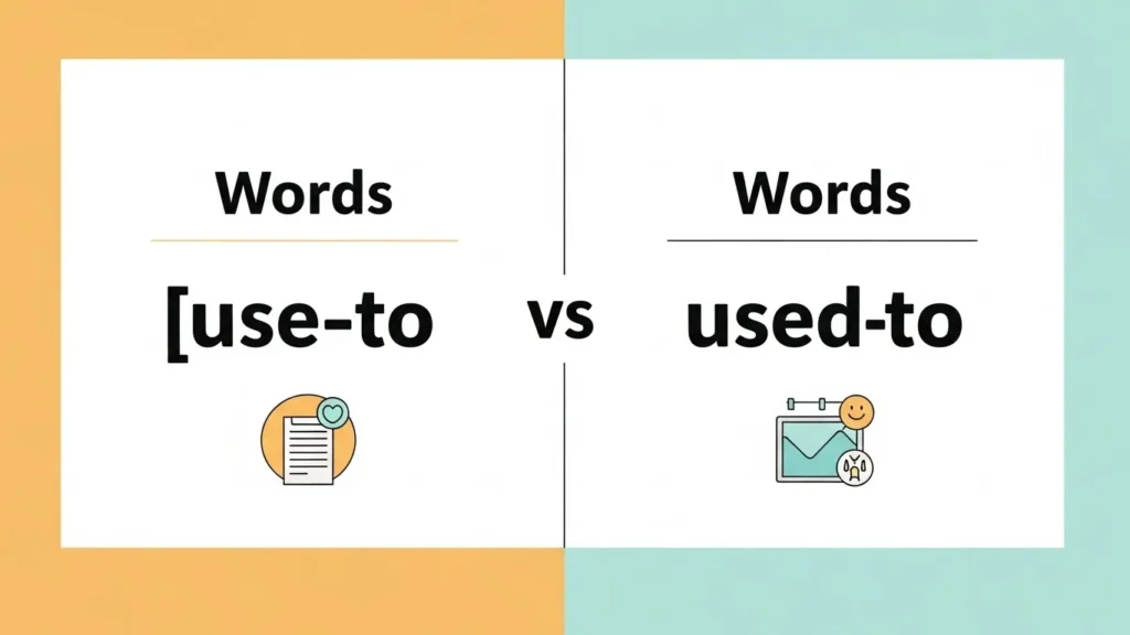 Use To or Used To: Quick Answer