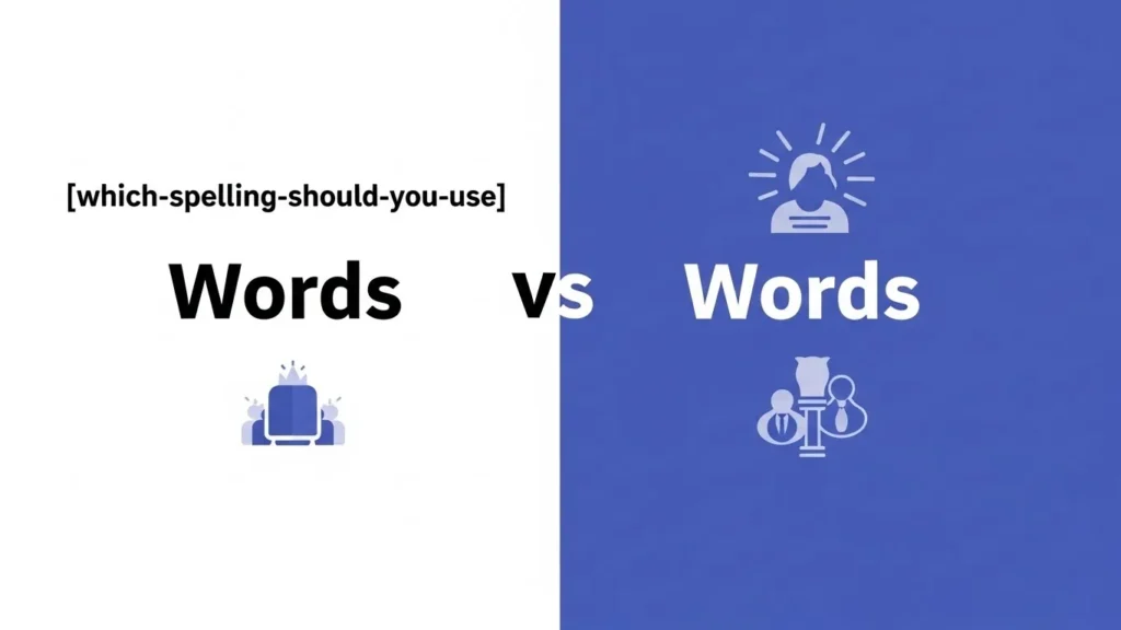 Which Spelling Should You Use?