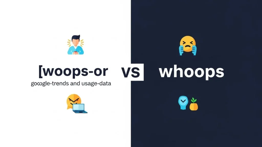 Woops or Whoops:Google Trends & Usage Data