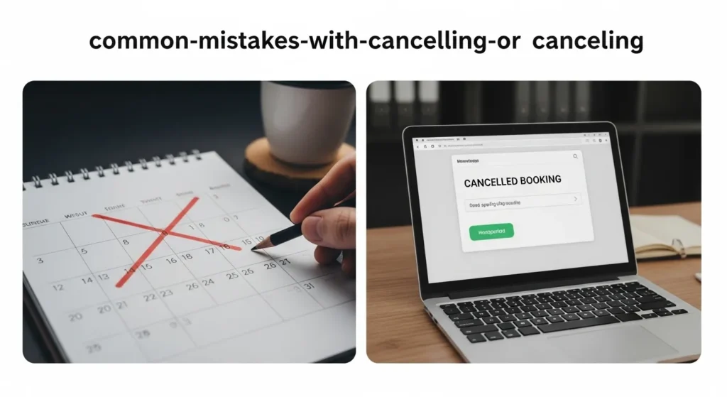 Common Mistakes with Cancelling or Canceling
