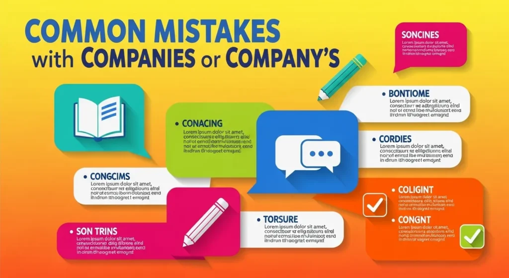 Common Mistakes with Companies or Company's