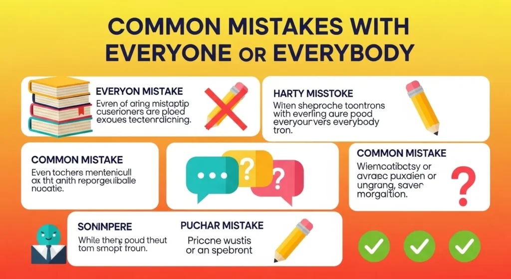 Common Mistakes with Everyone or Everybody