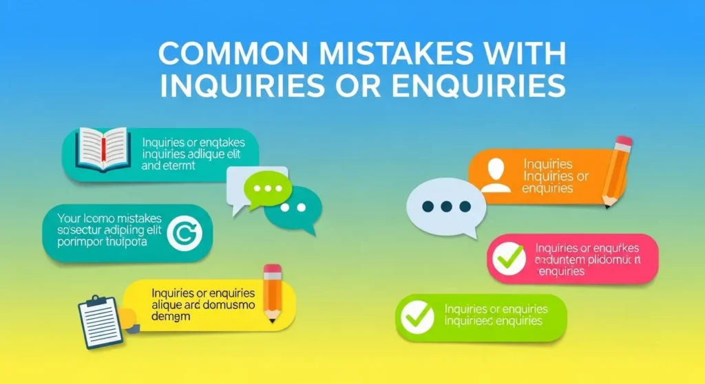 Common Mistakes with Inquiries or Enquiries
