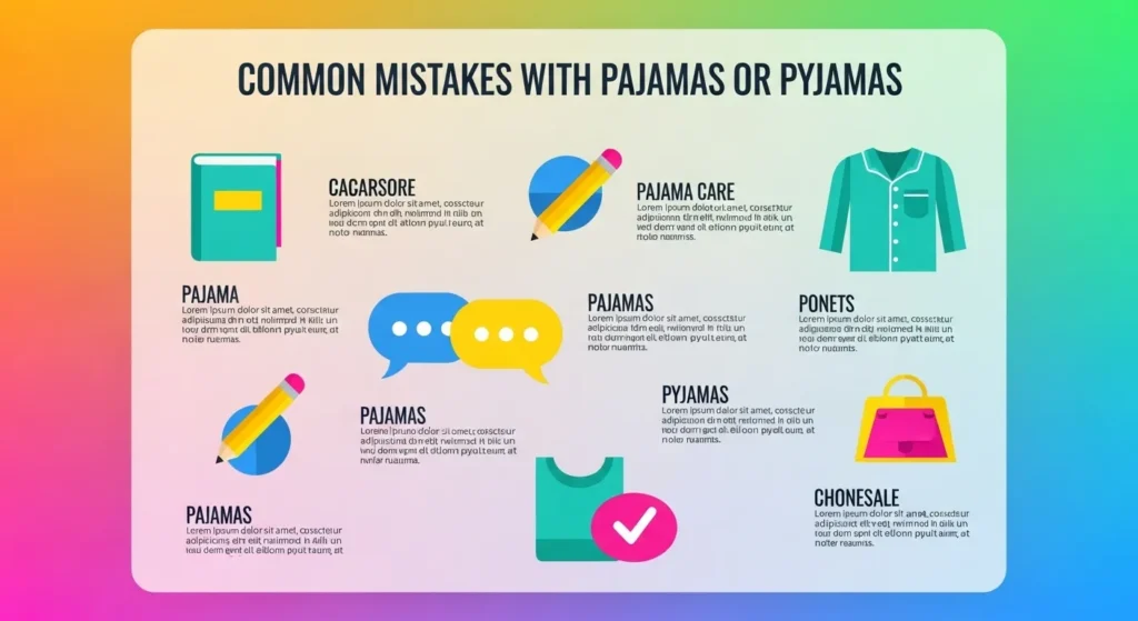 Common Mistakes with Pajamas or Pyjamas