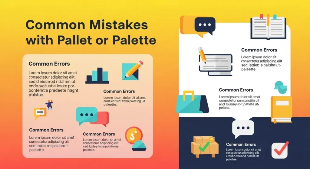 Common Mistakes with Palet or Pallet