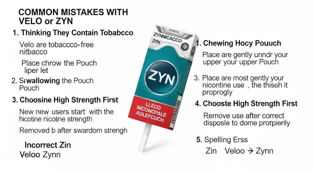 Common Mistakes with Velo or Zyn
