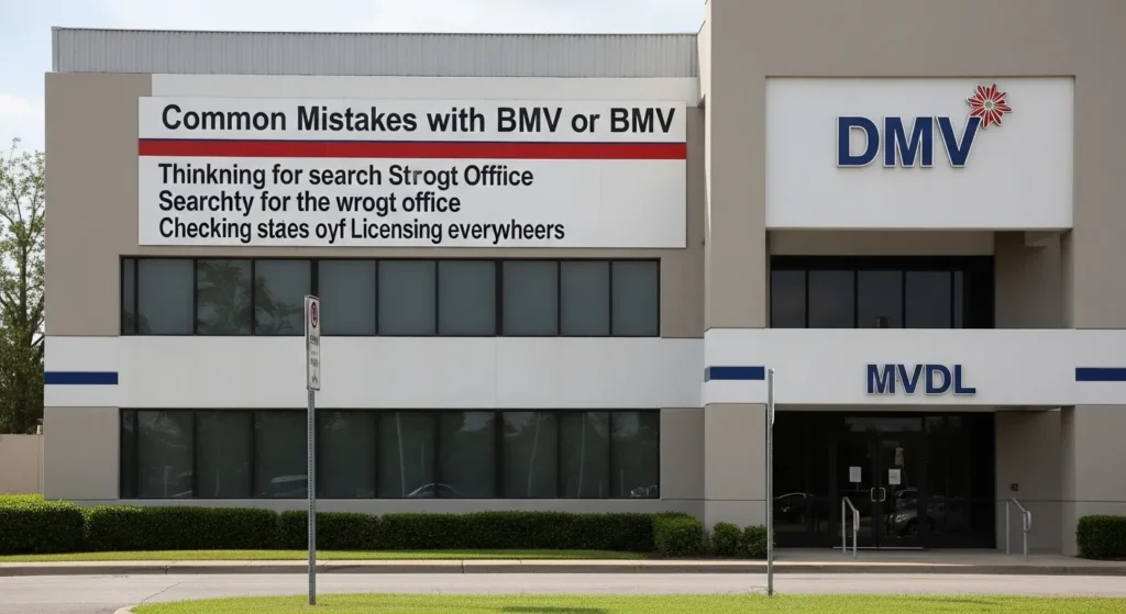 ⚠️ Common Mistakes with DMV or BMV