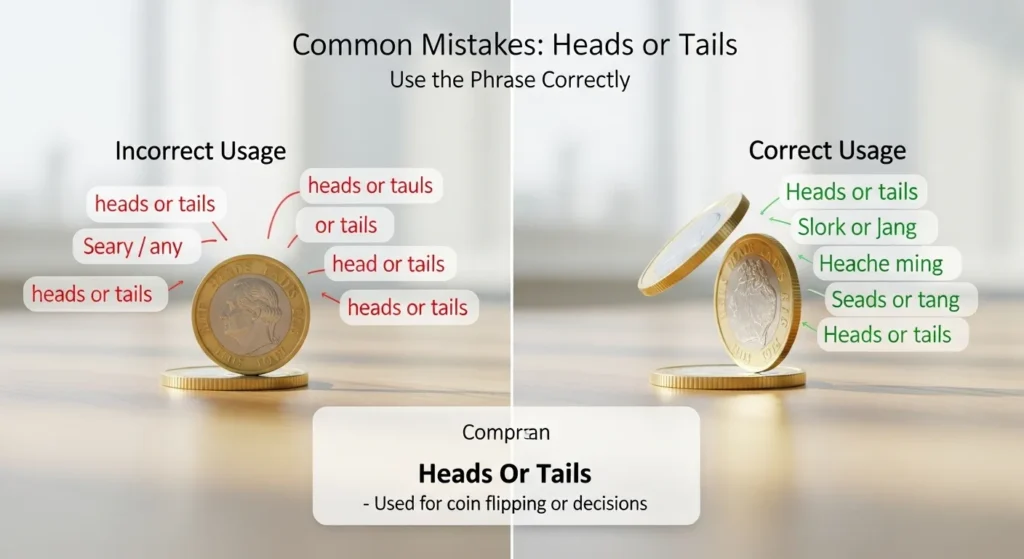 ⚠️ Common Mistakes with Heads or Tails