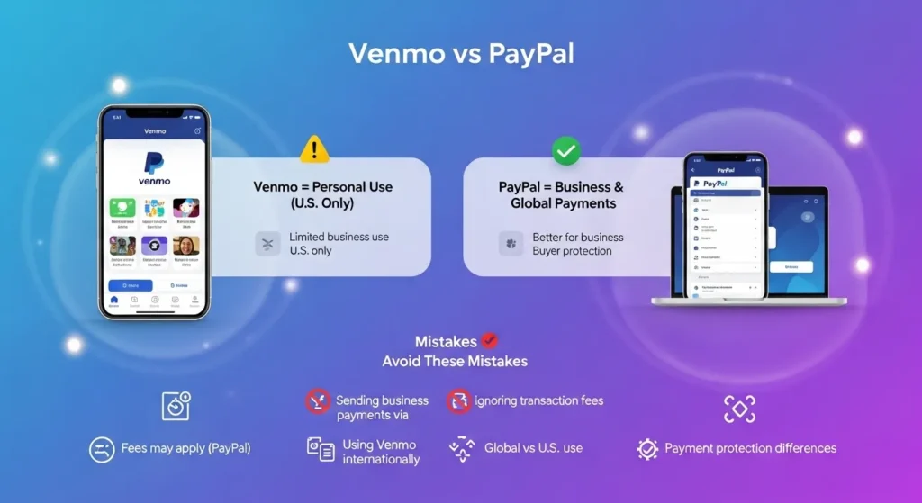 ⚠️ Common Mistakes with Venmo or PayPal