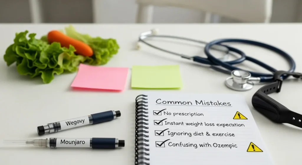 ⚠️ Common Mistakes with Wegovy or Mounjaro