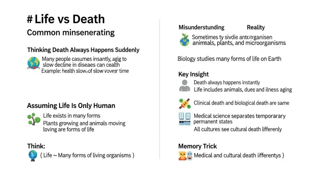 ⚠️ Common Misunderstandings About Life or Death