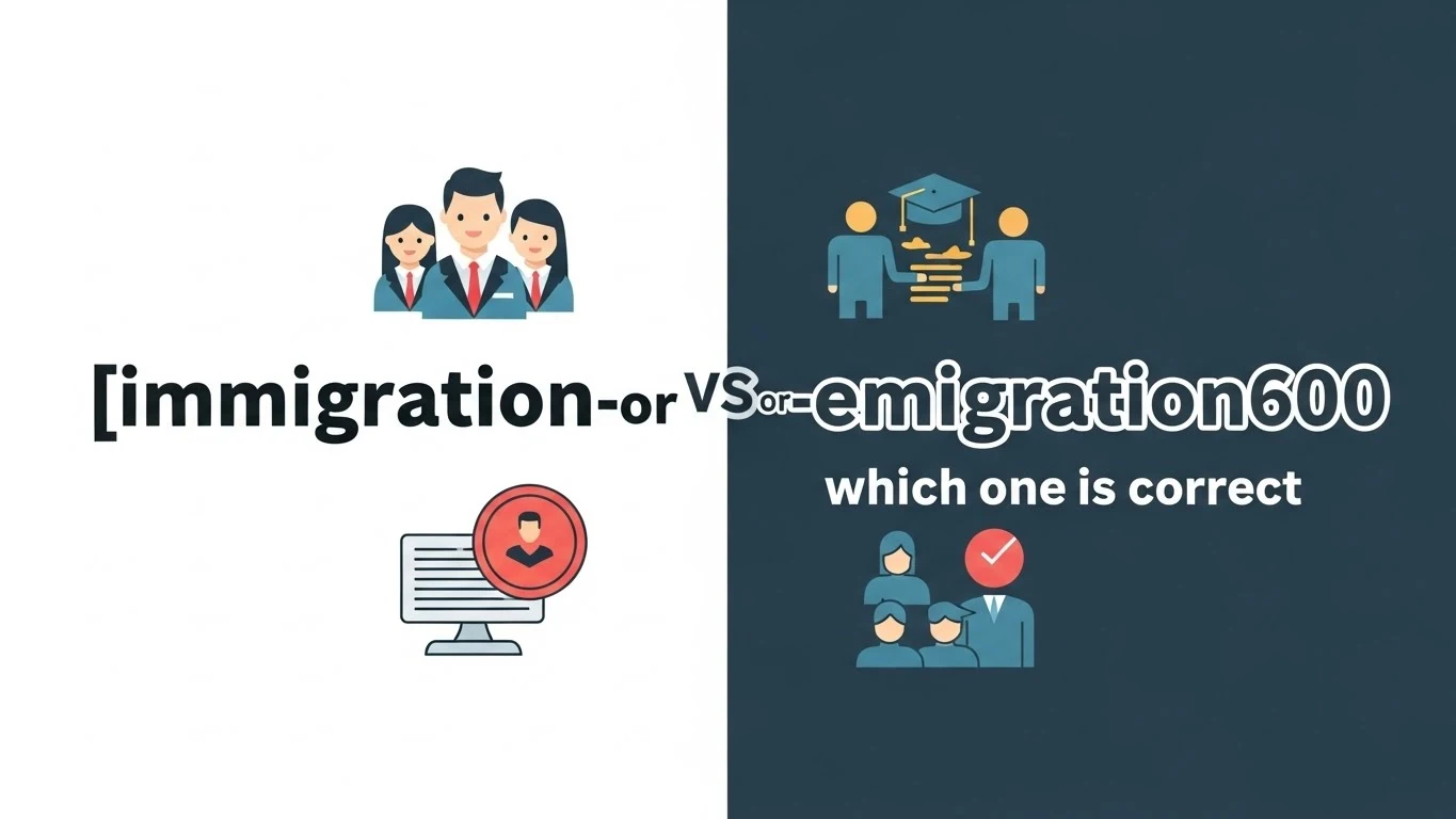 immigration or emigration