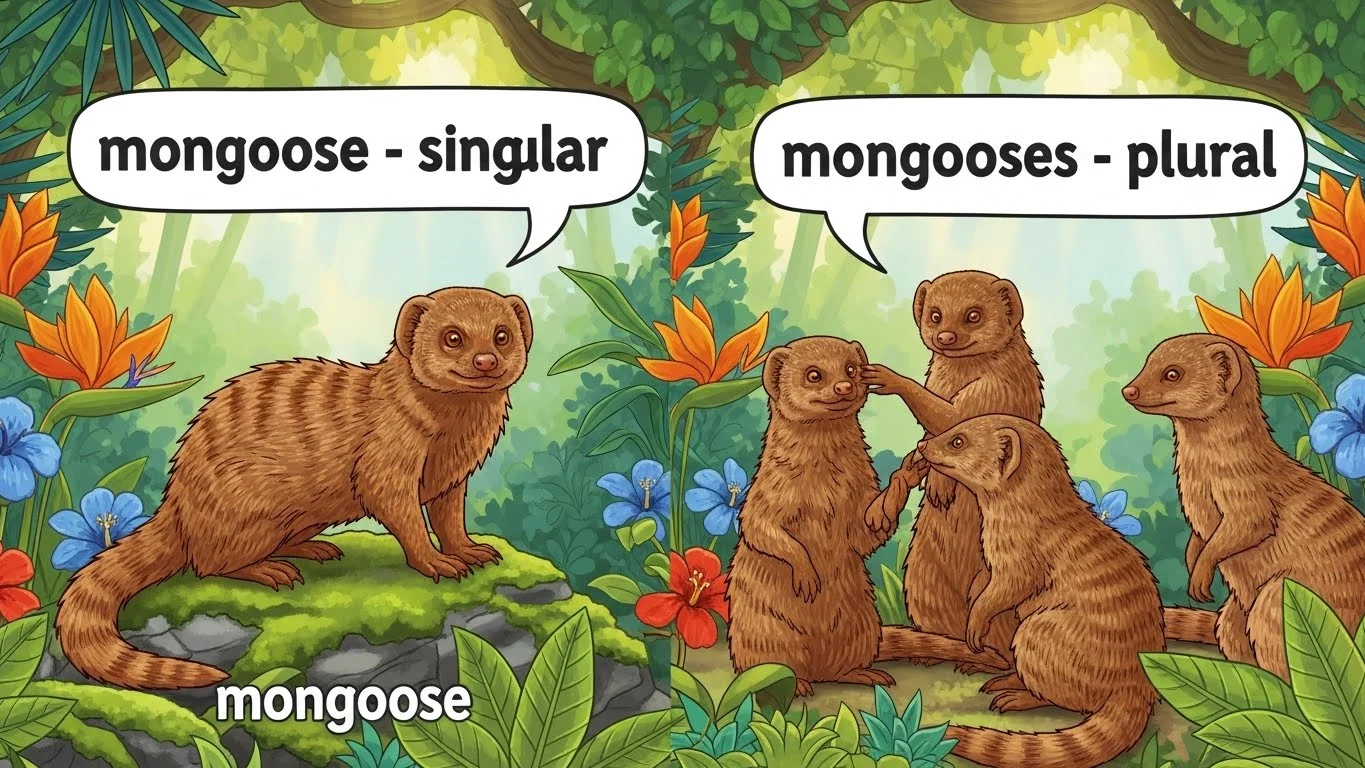 mongooses or mongeese