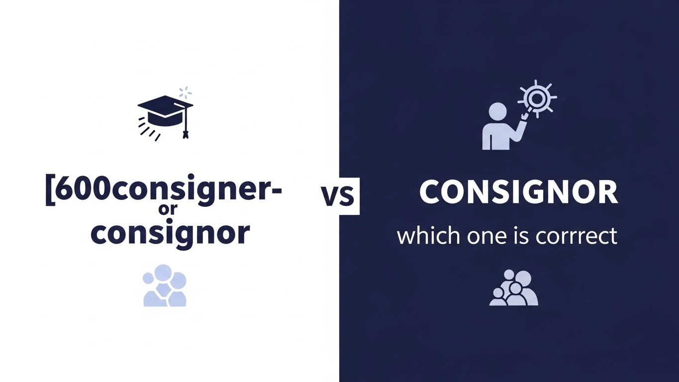 consigner or consignor