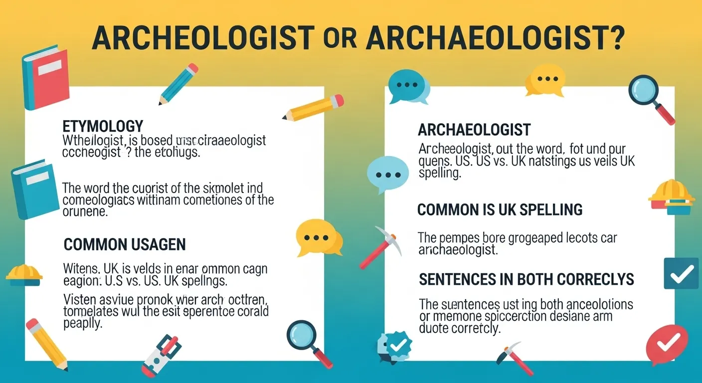 archeologist or archaeologist